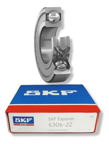 Rodamiento Rígido De Bolas 6306-2z - Skf Medidas 30x72x19 Mm 1