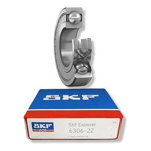 Rodamiento Rígido De Bolas 6306-2z - Skf Medidas 30x72x19 Mm