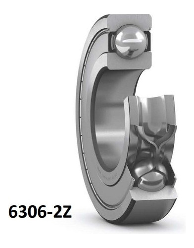 Rodamiento Rígido De Bolas 6306-2z - Skf Medidas 30x72x19 Mm 5