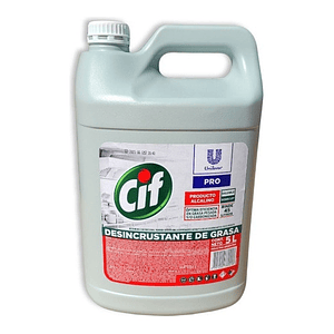 Cif Desincrustante De Grasa 5 Litros, Rendimiento 45 Lts.