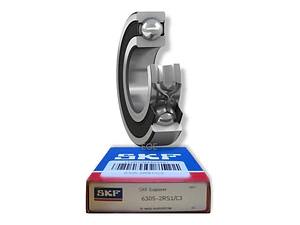 Rodamiento 6305-2rs1/c3 Skf Rígido De Bolas Med: 25x62x17 Mm