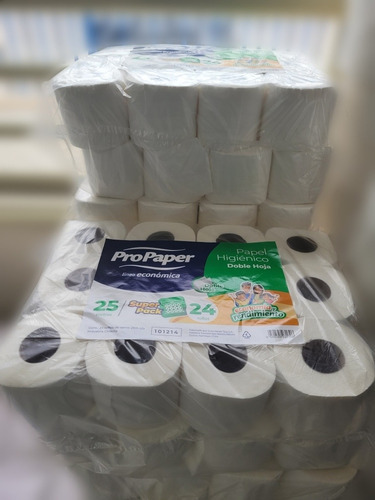 Papel Higiénico 24 Rollos X 25 Mts. C/u Doble Hoja Eoe 2