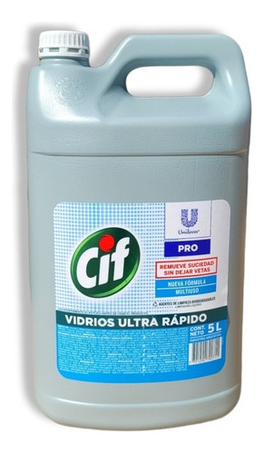 Cif Limpia Vidrios Ultra Rápido 5 Litros Biodegradable 1