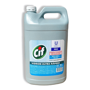 Cif Limpia Vidrios Ultra Rápido 5 Litros Biodegradable
