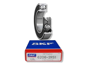 Rodamiento 6206-2rs1 Rígido De Bolas Skf Medidas 30x62x16 Mm