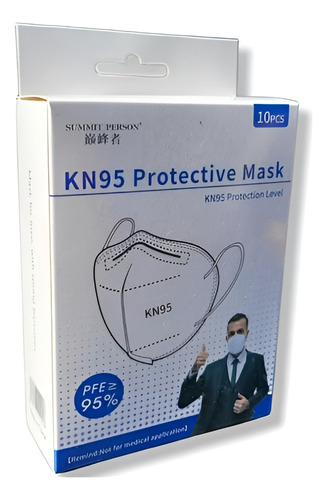 Mascarillas Kn95 Caja X 10 Unidades, Alta Protección.  1