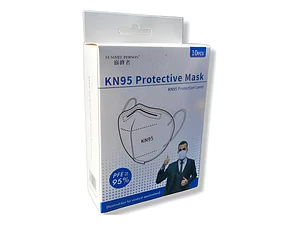 Mascarillas Kn95 Caja X 10 Unidades, Alta Protección. 