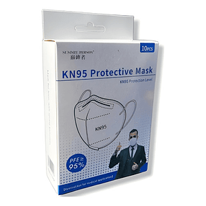 Mascarillas Kn95 Caja X 10 Unidades, Alta Protección. 