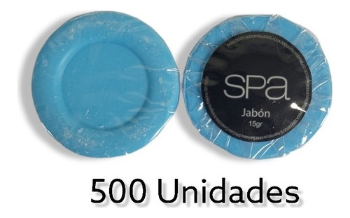 Jabón Redondo Spa Hoteles 15 Grs. Caja 500 Unidades. 1