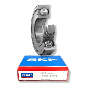 Rodamiento 6209-2z/c3 Skf Rígido De Bolas Med: 45x85x19 Mm.