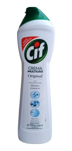 Cif Crema Limpiador Pack 12 Unidades X 750grs. C/u  2