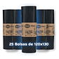 Bolsas de Basura 120x130 - 75 Micras Espesor 5 paquetes x 5 Unidades C/U - Miniatura 1