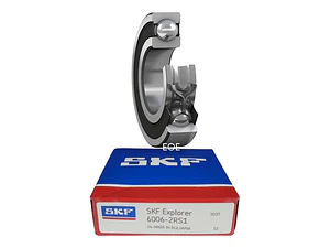 Rodamiento 6006-2rs1 Rígido De Bolas - Skf Medidas 30x55x13