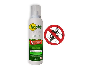 Nopik Repelente De Insectos 165ml 30% Deet Ecológico Sin Gas