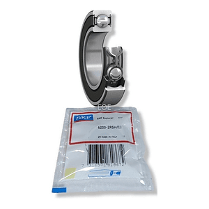 Rodamiento 6200-2rsh/c3 Skf Rígido De Bolas Med: 10x30x9 Mm.