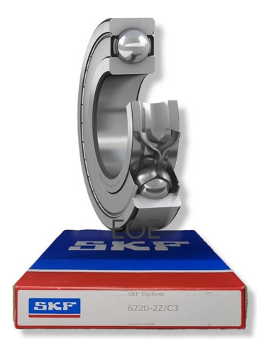 Rodamiento 6220-2z/c3 Rígido De Bolas Medidas: 100x180x34 Mm 1