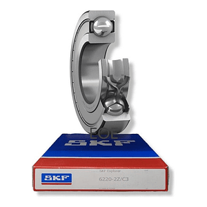 Rodamiento 6220-2z/c3 Rígido De Bolas Medidas: 100x180x34 Mm