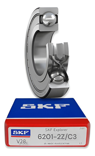 Rodamiento 6201-2z/c3 Rígido De Bolas - Skf Medida: 12x32x10 1