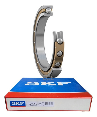 Rodamiento 6038-m/c3 Rígido De Bolas Medidas: 190x290x46 Mm. 1