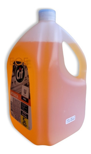 Cif Antigrasa 5 Lts. Doble Eficiencia En Grasa Quemadas 2