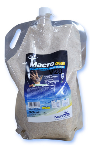 Jabón Mecánico Recarga 3000ml. Crema Macrocream Nettuno 1