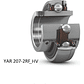 Rodamiento Yar 207-2rf/hv  Skf De Bolas Med: 35x72x42,9x19 - Miniatura 4
