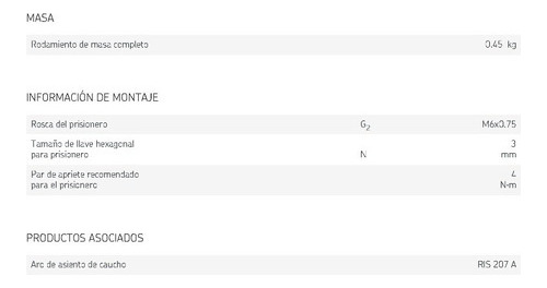 Rodamiento Yar 207-2rf/hv  Skf De Bolas Med: 35x72x42,9x19 6