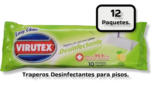 Paños Desinfectantes Húmedos Multiuso Pack 12 Paquetes. 1