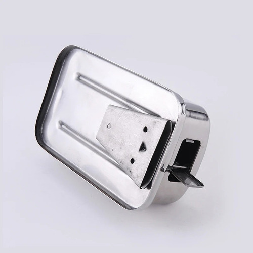 Dispensador Jabón Rellenable 500 Ml. Acero Inoxidable 4