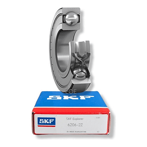 Rodamiento 6206-2z Skf Rígido De Bolas Medidas: 30x62x16 Mm.