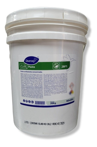Detergente En Pasta 20 Kilos Pro. Surfactante - Clax Pasta DIVERSEY 1