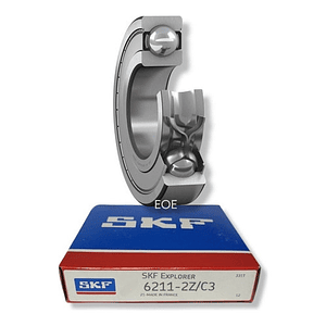 Rodamiento 6211-2z/c3 Rígido De Bolas Skf Medidas 55x100x21