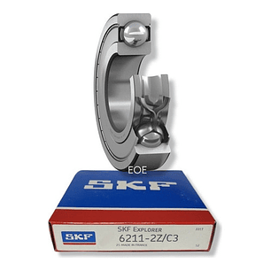Rodamiento 6211-2z/c3 Rígido De Bolas Skf Medidas 55x100x21