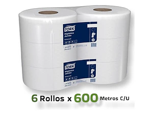 Papel Higiénico 6 Rollos X 600 Mts. C/u H/s Tork - HI55006