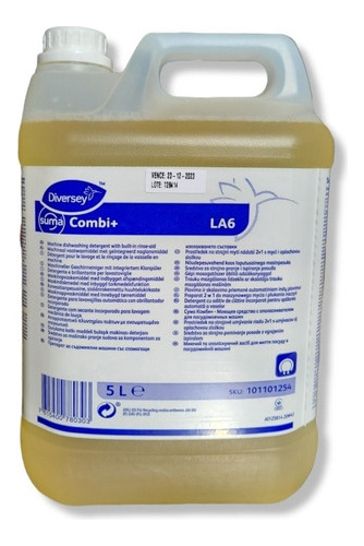 Lavalozas Lava Vajillas 5 L. Con Abrillantador - Suma Combi 1