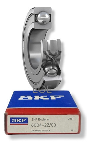 Rodamiento 6004-2z/c3 Rígido De Bolas Skf Medidas 20x42x12mm 1