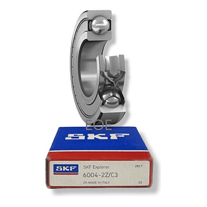 Rodamiento 6004-2z/c3 Rígido De Bolas Skf Medidas 20x42x12mm
