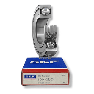 Rodamiento 6004-2z/c3 Rígido De Bolas Skf Medidas 20x42x12mm