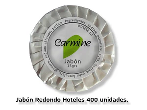 Jabón Redondo Hoteles 15 Grs. 400 Unidades Isp. 2521/20