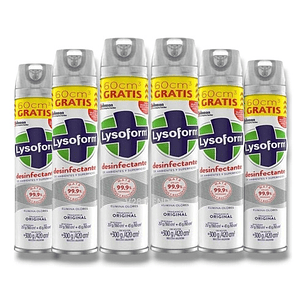 Lysoform 6 Unidades Aerosol Original 420 Cm3.