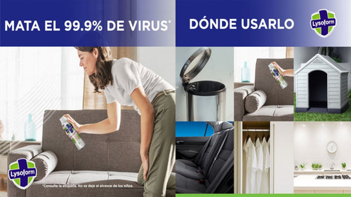 Lysoform 6 Unidades Aerosol Original 420 Cm3. 2