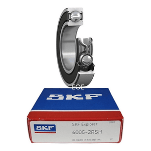 Rodamiento 6005-2rsh Rígido De Bolas - Skf Med: 25x47x12 Mm.