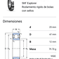 Rodamiento 6005-2rsh Rígido De Bolas - Skf Med: 25x47x12 Mm. - Miniatura 2