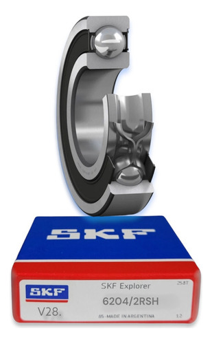 Rodamiento 6204-2rsh Rígido De Bolas Skf Medidas: 20x47x14  1