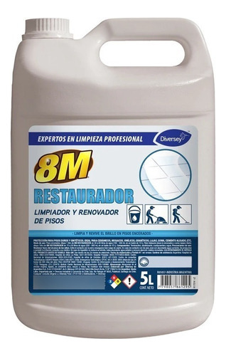 Restaurador De Pisos Multiaccion 5 Lts Diversey 1