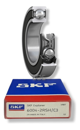 Rodamiento 6004-2rsh/c3 Rígido De Bolas Skf -med: 20x42x12mm 1