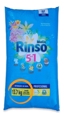 Rinso Detergente Polvo - Botella - 13.7 L - 13.7 Kg - Unidad - 1 - 1 1