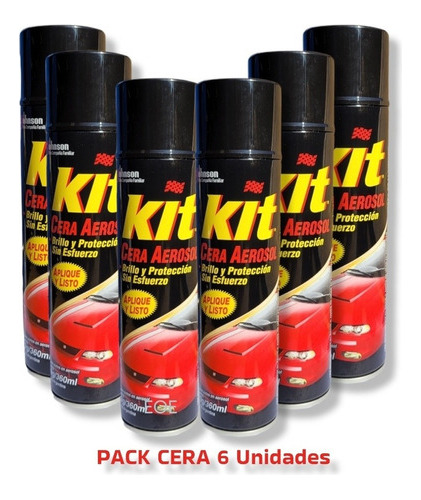 Cera Protectora Y Abrillantadora Kit Pack 6 Unidades 360 Ml 1