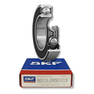 Rodamiento 6013-2rs1/c3 Rígido De Bolas Skf Medida 65x100x18