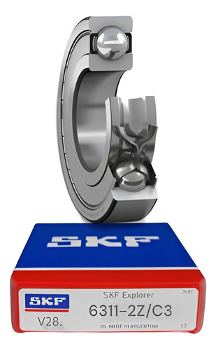 Rodamiento 6311-2z/c3 Rígido De Bolas Skf Medidas: 55x120x29 1